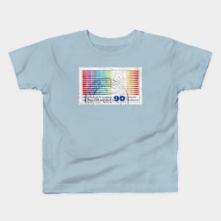 Vintage 1980 German Stamp Kids T-Shirt